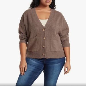 NWOT Sanctuary Brown Cardigan XXL